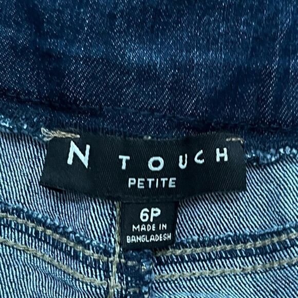 NWT N Touch Women’s Denim Crop Jeans, Size 6P - Picture 5 of 10